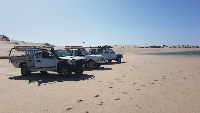 At the northern end of the lagoon - our destination every morning to check the craypot and get a feed of oysters.