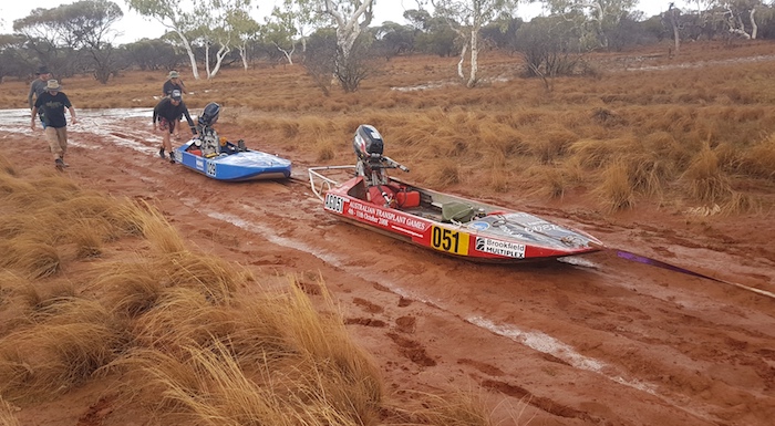 The easy way to get the boats to the trailers.