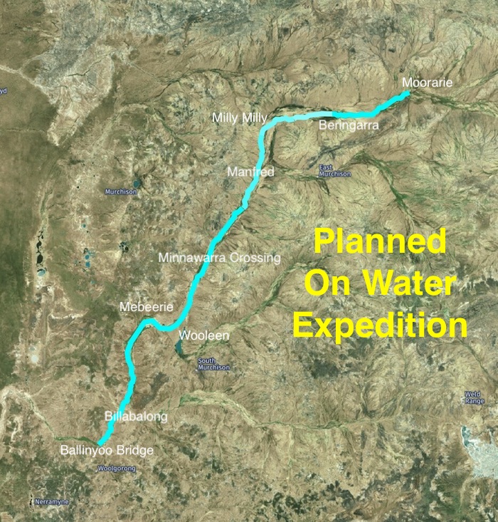 Planned on water expedition