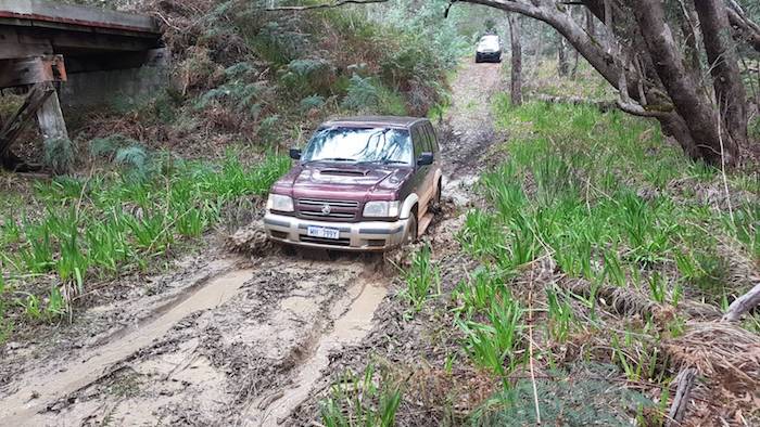 Joanne takes her Jackeroo through.