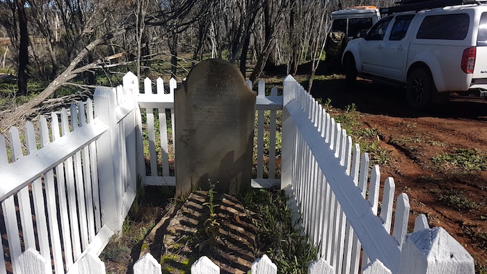 John Dunn's grave.