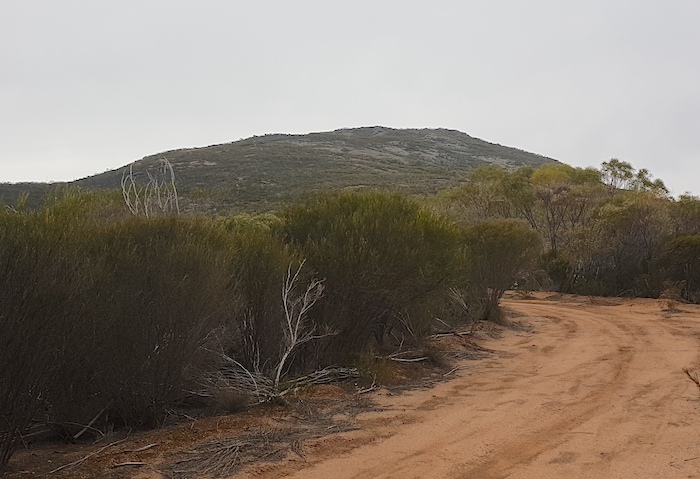 Track into Peak Eleanora.