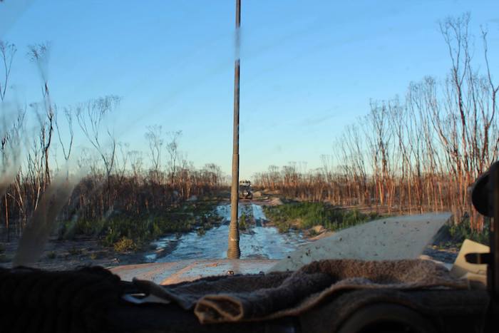 Another mudhole on Dunns Track.