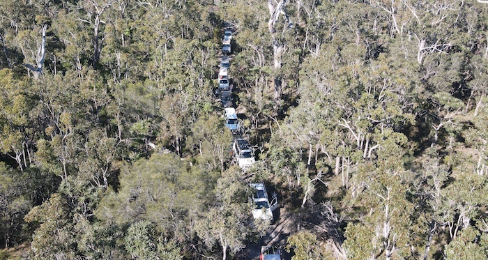 In the Whicher National Park.