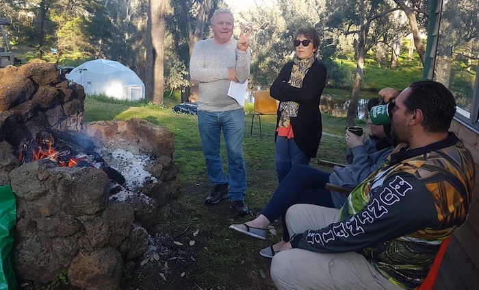 Steve, Linda and Mushy.