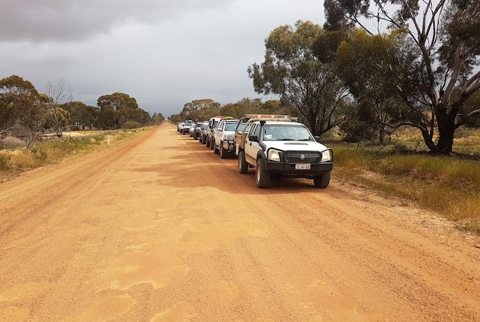 Convoy on Jones Road.