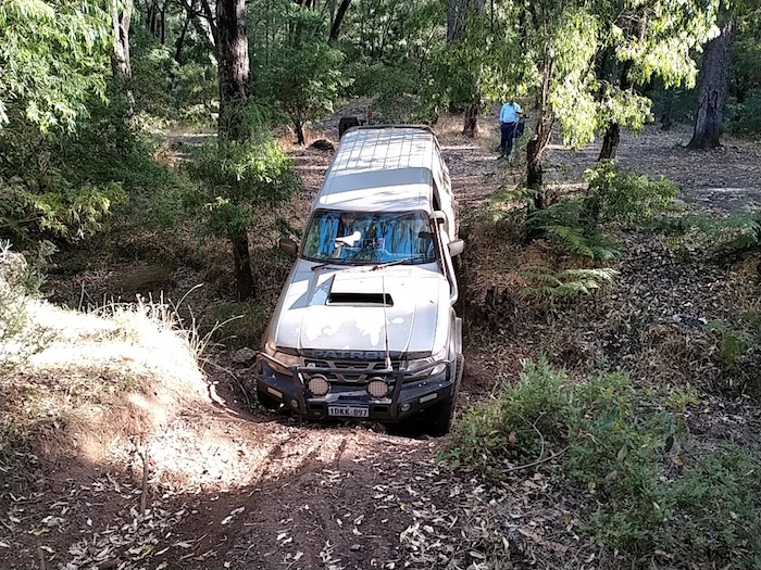 Getting out of camp.