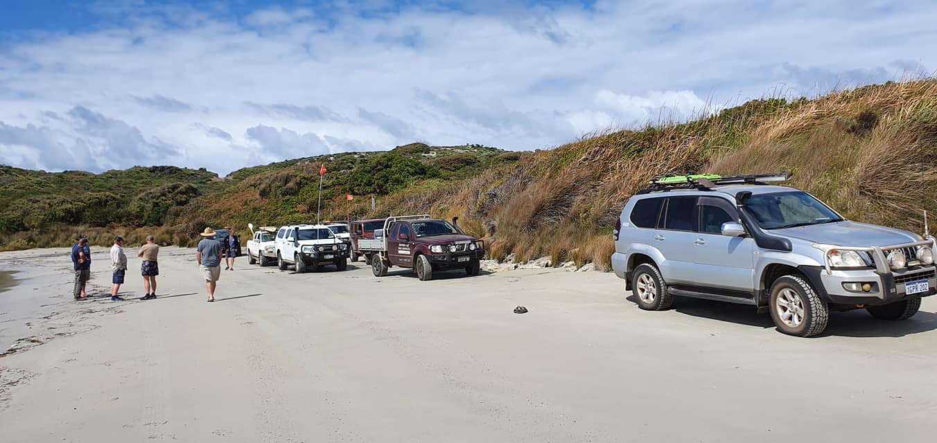 On the beach at Boat Harbour.