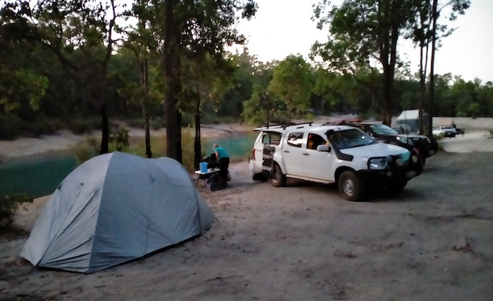 Jarrahwood Pool camp.
