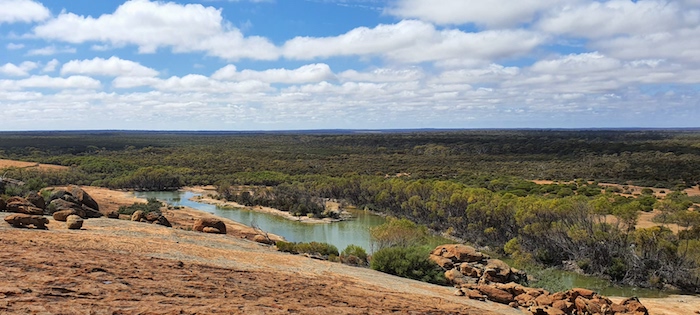 Burra Rock reservoir.