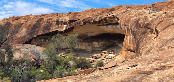 The cave at Cave Hill.