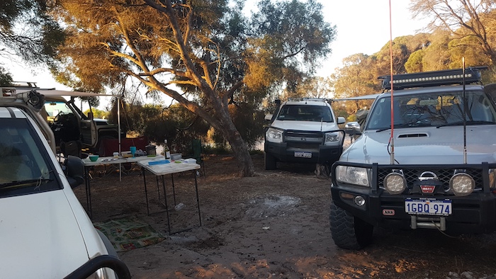 Cliff Head campsite.