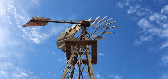 Windmill at Dingo Rockhole.