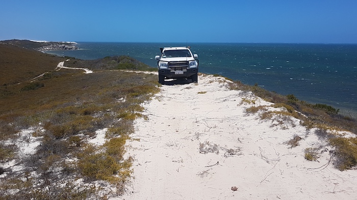Greg in his Colorado near Illawong.