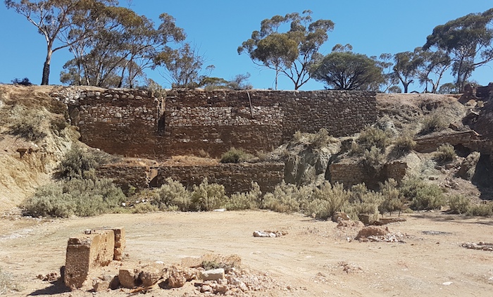 The remains of King Battery.