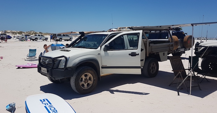 Rodeo on Wedge Beach.
