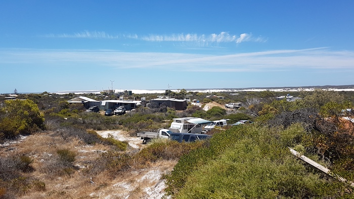 Shacks at Wedge.