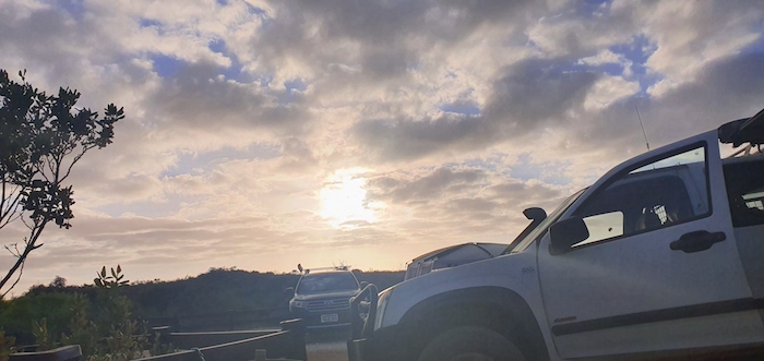 Sunrise at Millington Island Camping Node