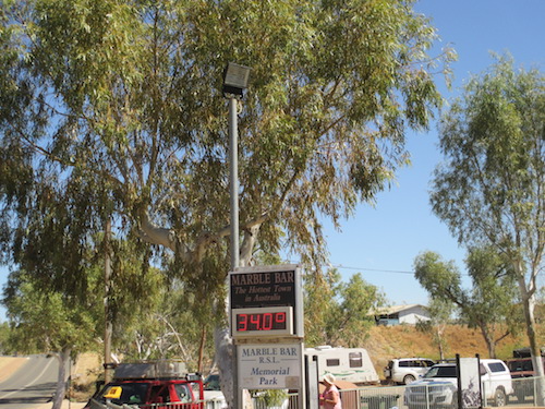 Hottest town in Australia. Photo by Kim Epton.