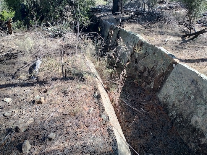 A channel leading to the soak.